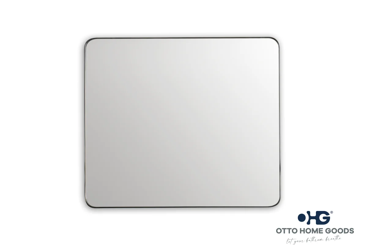 Rectangular Mirror - Black 30" x 36"