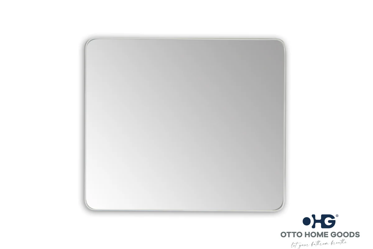 Rectangular Mirror - White 30" x 36"