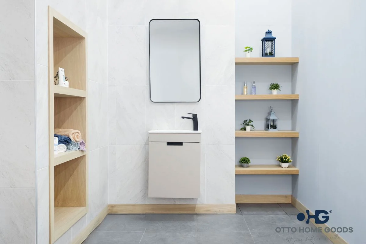 Luca Bathroom Cabinet - Sand 20"