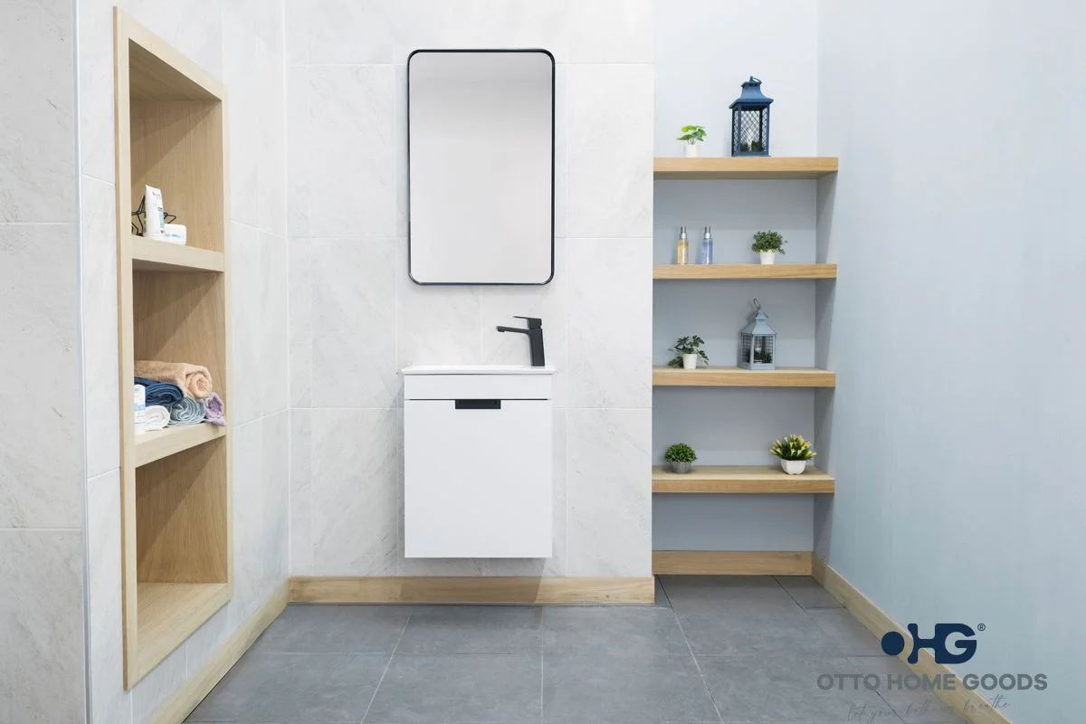 Luca Bathroom Cabinet - White 20"